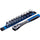 Lokon Socket Set 1/2" Drive Rail 11 Piece Met