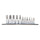 Hex Socket Set Short Series 11 Piece 1/4 & 3/8 Drive - Metric