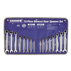 Combination Gear Spanner Set 16 Piece