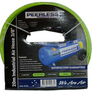 Peerless Industrial Green Air Hose 20m