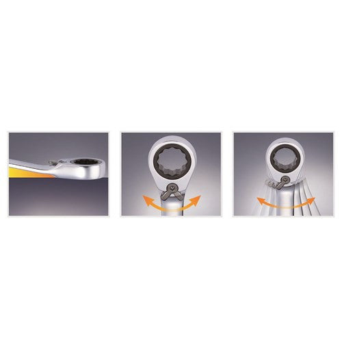 10mm Reversible Combination Gear Spanner