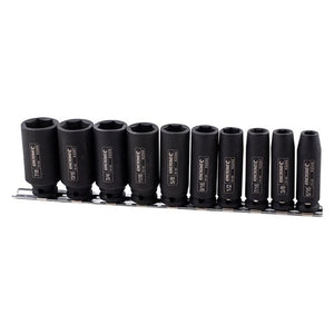 Deep Impact Socket Rail 10 Piece 3/8