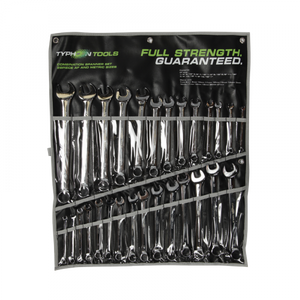Typhoon Combination Spanner Set AF/Metric - 28 Pce