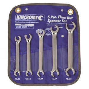 Flare Nut Spanner Set 5 Piece