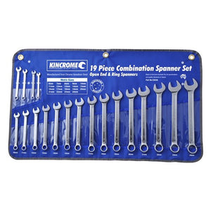 Combination Spanner Set 19 Piece Metric