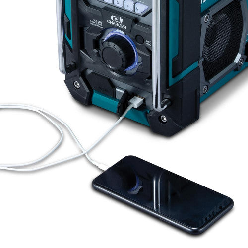 Makita DMR301 18V Li-ion Cordless Digital Bluetooth Jobsite Charger Radio