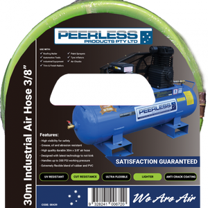Peerless Industrial Green Air Hose 30m