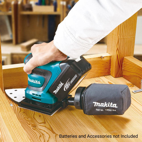 Makita DBO480Z 18V Li-ion LXT Cordless 1/4 Sheet Finishing Sander - Skin Only
