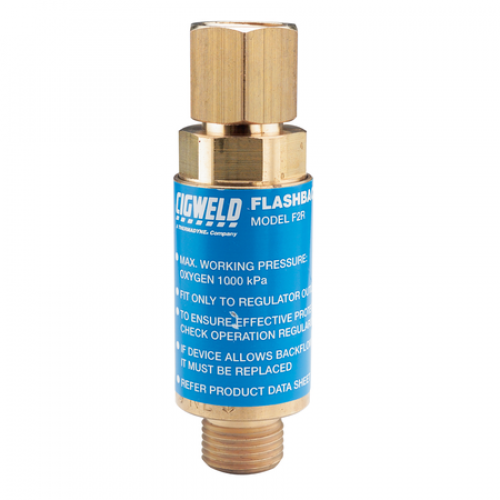CIGWELD COMET F2R Flashback Arrestor, Oxygen