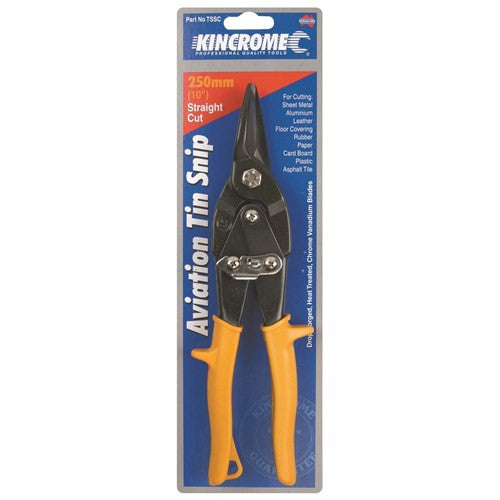 260mm Tin Snip Pliers Straight Cut
