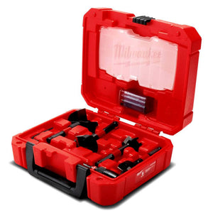 MILWAUKEE 35-65MM SELF-FEED WOOD DRILL BIT SET - SWITCHBLADE - 4 PIECE