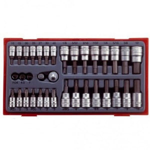 Teng Tool In-hex Socket Set 35 Piece 1/4in & 3/8inDR