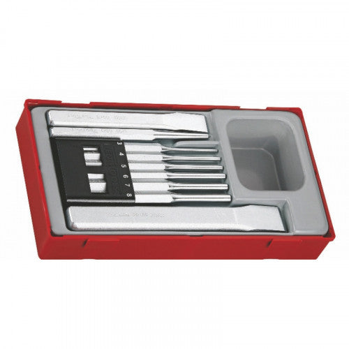Teng Tool Pin Punch Chisel Set 9PC