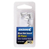 Zinc Coated Steel Nutsert M3 20 Pack