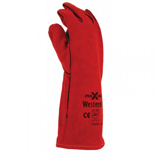 "Western Red" Kevlar Stitched Welders Glove