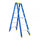 Professional Fibreglass Double Sided Ladder 6' 150KG IND PUNCHLOCK