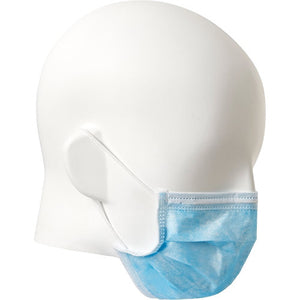 DISPOSABLE FACE MASK BLUE 3 PLY PACK OF 50
