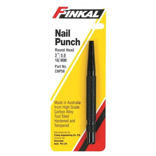 FINKAL Nail Punch Round Head 5mm (3/16") #CNP56