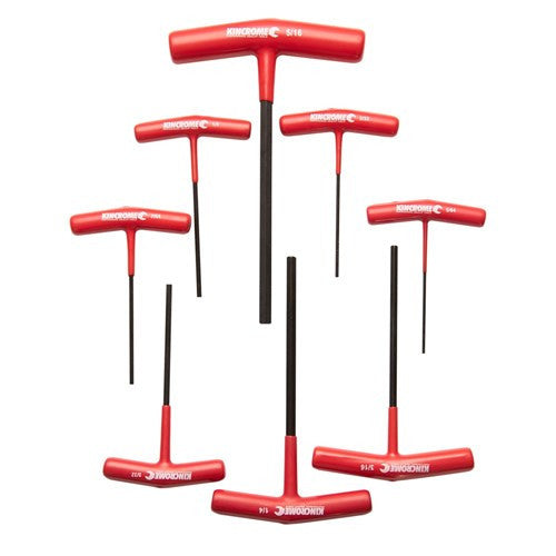 T Handle Hex Key Set Imperial 8 Piece