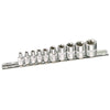 E-TORX Socket Set 10 Piece 1/4 & 3/8" Drive