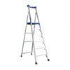 Heavy Duty Aluminium Platform Step Ladder 6 150KG IND RIVETED