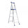Heavy Duty Aluminium Platform Step Ladder 6 150KG IND RIVETED