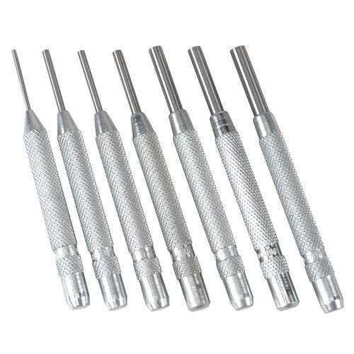 FINKAL Combination Pin Punch Set Short Series 7 Piece #SPS107