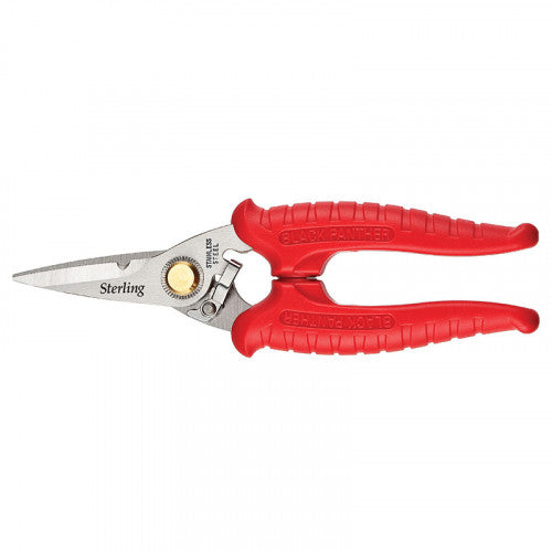 185mm Black Panther Red Hi Tensile Industrial Snips