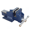 TRADEMASTER FABRICATED STEEL BENCH VISE, STRAIGHT JAW, 150MM