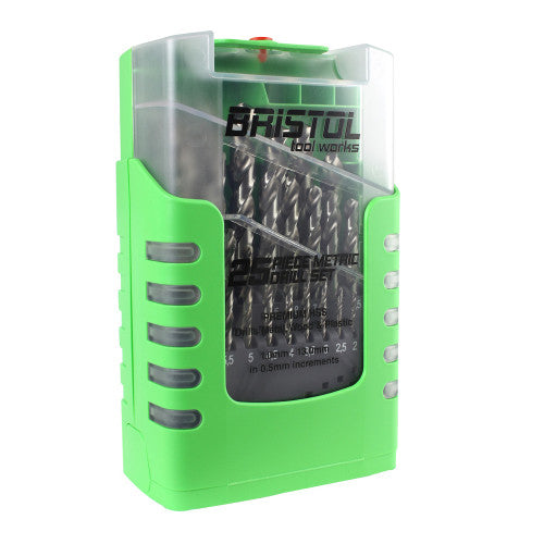 Bristol 25 Piece Metric Drill Set