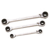 3 Piece Metric Reversible Double Ring 12-In-3 Gear Spanner Set