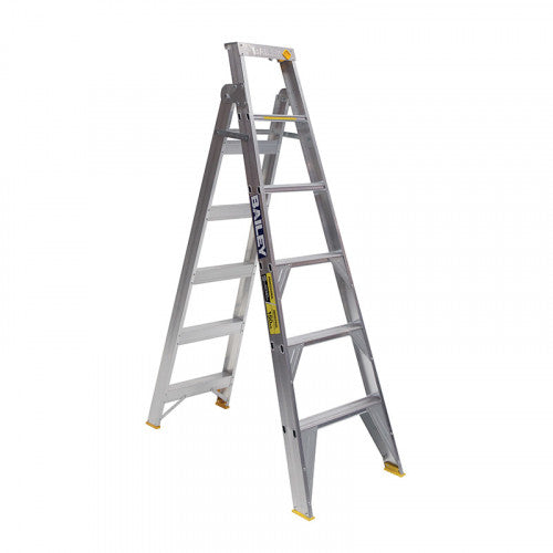 Professional Aluminium Dual Purpose Ladder 6' 150KG IND PUNCHLOCK