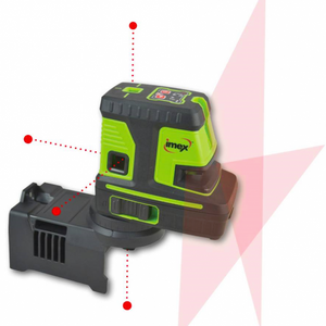 Imex LX25P Crossline + 5 dot set out laser