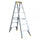 Professional Aluminium Double Sided Ladder 6' 150KG IND PUNCHLOCK