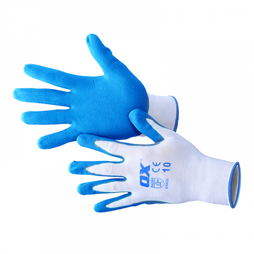 OX Polyester Lined Nitrile Glove - 5 pack - XL