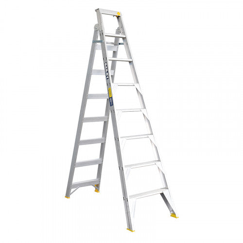 Professional Aluminium Dual Purpose Ladder 8' 150KG IND PUNCHLOCK