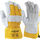 Grey Split Palm Yellow Cotton Back Glove - Size XLarge