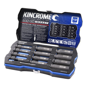 LOK-ON Deep Impact Socket Set 12 Piece 1/2