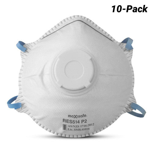 Maxisafe P2 Respirator with Valve - Box of 10